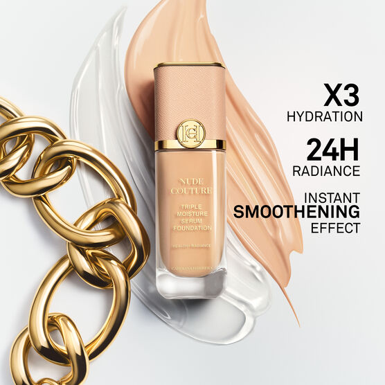 CAROLINA HERRERA NUDE COUTURE TRIPLE MOISTURE SERUM FOUNDATION M340 30 ML